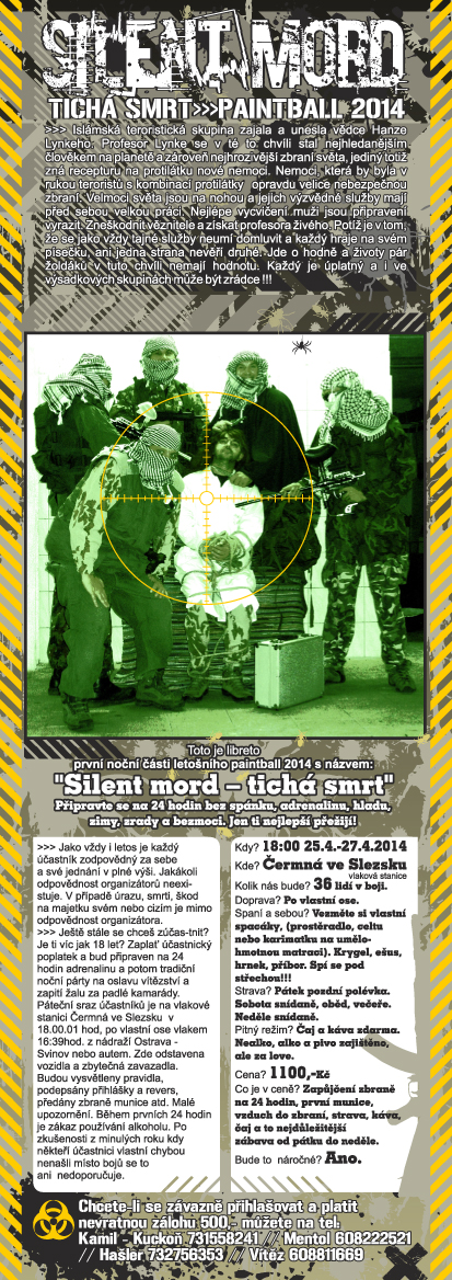 SILENT MORD - TICHÁ SMRT - PAINTBALL 2014